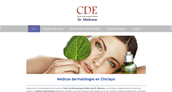 Desktop Screenshot of dermatoesteticamedrano.com